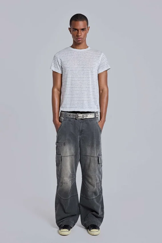 Gestreepte Mist T-shirt