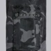 Gewassen zwarte cargo-broek met Trooper-camouflagepatroon