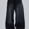 Gewassen zwarte Colossus Jeans
