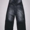 Gewassen zwarte Colossus Jeans