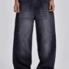 Gewassen zwarte Colossus Jeans