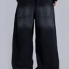 Gewassen zwarte Colossus Jeans
