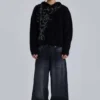 Gewassen zwarte Colossus Jeans