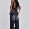 Gewassen zwarte Colossus Jeans