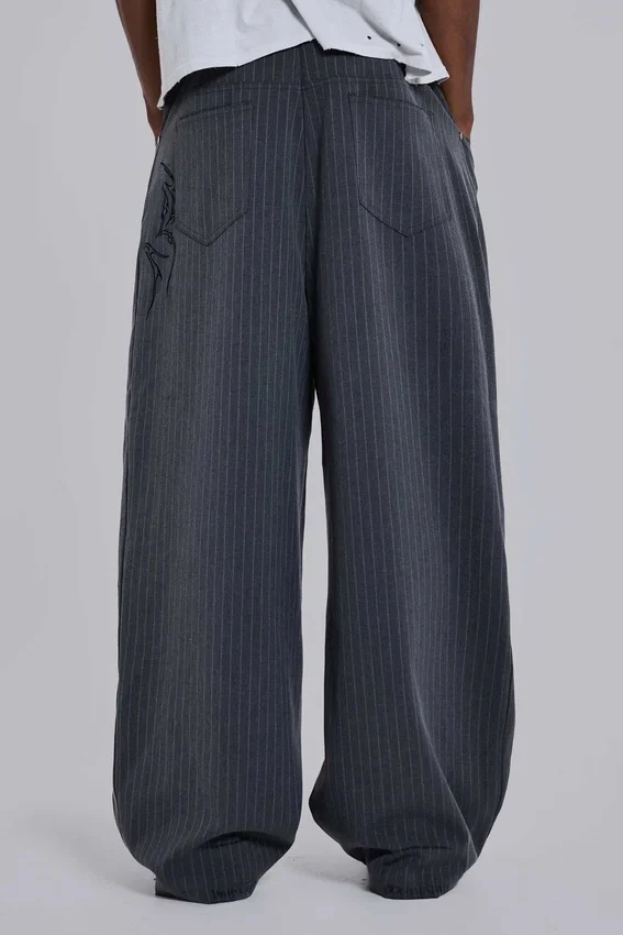 Goliath-pakbroek met tattoo-pinstripe