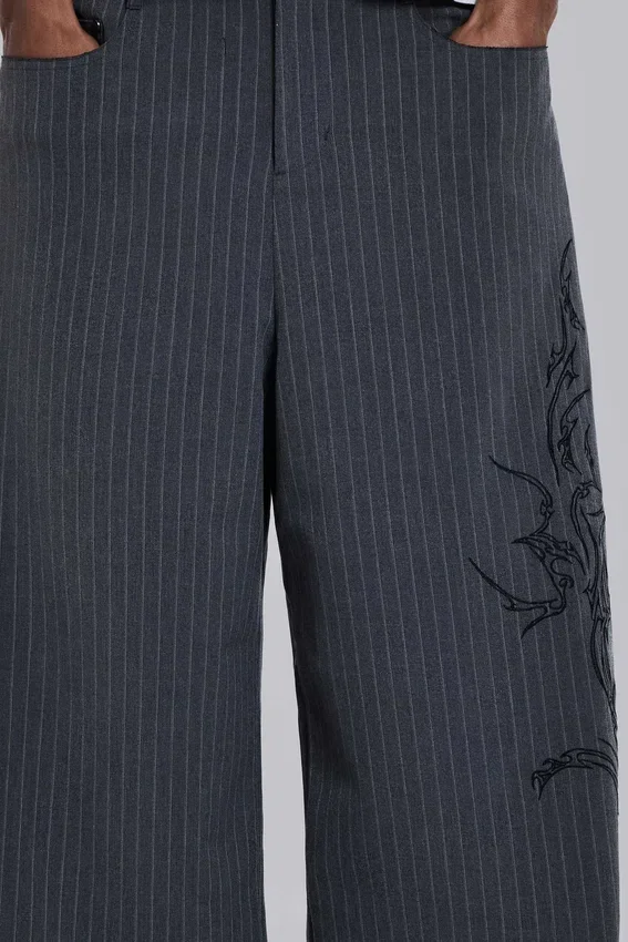 Goliath-pakbroek met tattoo-pinstripe