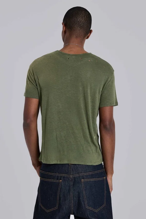 Green Star Sun Faded T-shirt