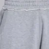 Grijs gemêleerde baggy Monster Joggers met gotische print