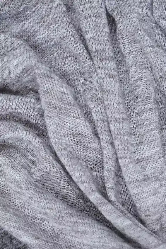 Grijs gemêleerde Haze Henley-top