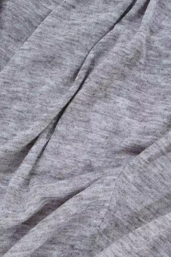 Grijs gemêleerde Haze Henley-top