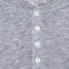 Grijs gemêleerde Haze Henley-top