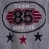 Grijs Team 85 gebreid bomberjack