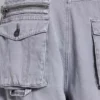Grijze Decoy-cargobroek met gewassen look