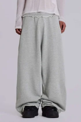 Grijze gemêleerde baggy Monster Joggers