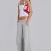 Grijze gemêleerde baggy Monster Joggers