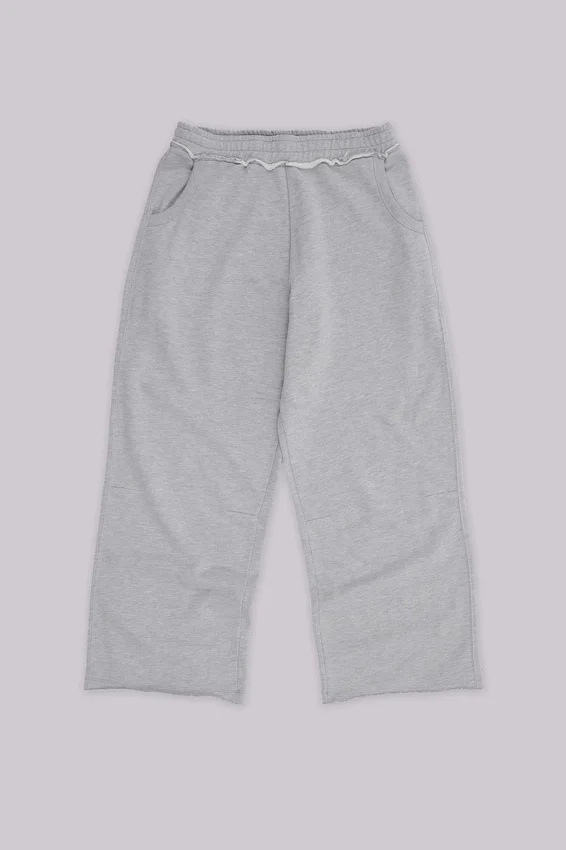 Grijze gemêleerde baggy Monster Joggers