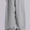 Grijze gemêleerde baggy Monster Joggers