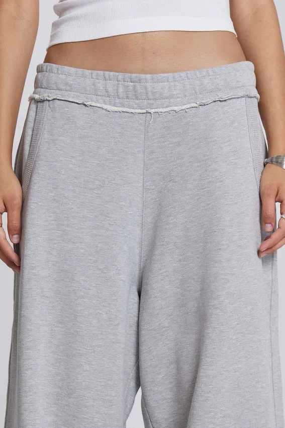 Grijze gemêleerde baggy Monster Joggers