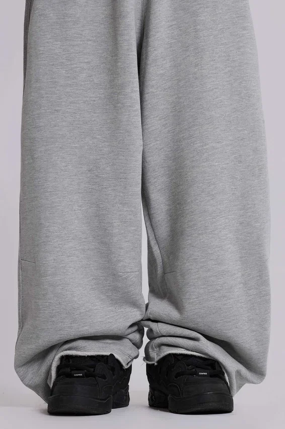 Grijze gemêleerde baggy Monster Joggers