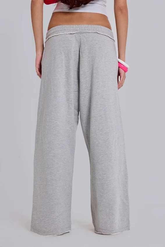 Grijze gemêleerde baggy Monster Joggers