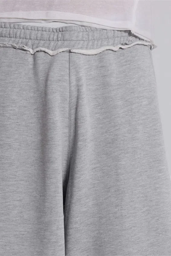 Grijze gemêleerde baggy Monster Joggers