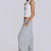Grijze gemêleerde baggy Monster Joggers