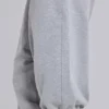 Grijze gemêleerde cropped Monster Joggers
