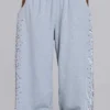 Grijze gemêleerde Hardcore Jewel Monster Joggers