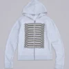 Grijze gemêleerde Military Monster Hoodie
