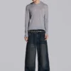 Middenblauwe Slub Colossus Jeans