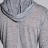 Grijze gemêleerde Mist-hoodie