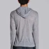Grijze gemêleerde Mist-hoodie