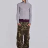 Grijze gemêleerde Mist-hoodie