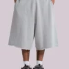 Grijze gemêleerde Monster Jogger baggy shorts