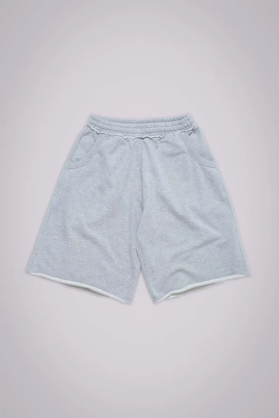 Grijze gemêleerde Monster Jogger baggy shorts