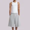 Grijze gemêleerde Monster Jogger baggy shorts