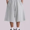 Grijze gemêleerde Monster Jogger baggy shorts