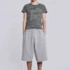 Grijze gemêleerde Monster Jogger baggy shorts