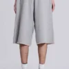 Grijze gemêleerde Monster Jogger baggy shorts