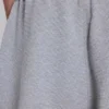 Grijze gemêleerde waffel-Monster Joggers-joggershort