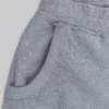 Grijze gemêleerde waffel-Monster Joggers-joggershort