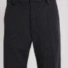 Grijze gestapelde bootcut-pakbroek