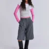 Grijze Goliath-shorts met getailleerde pasvorm