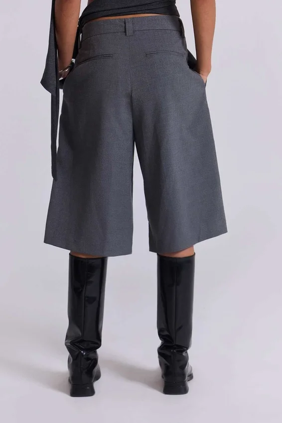 Grijze Goliath-shorts met getailleerde pasvorm