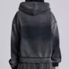 Grijze sportieve, baggy Monster Hoodie