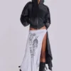 Grijze sportieve, baggy Monster Hoodie
