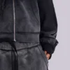 Grijze sportieve, baggy Monster Hoodie
