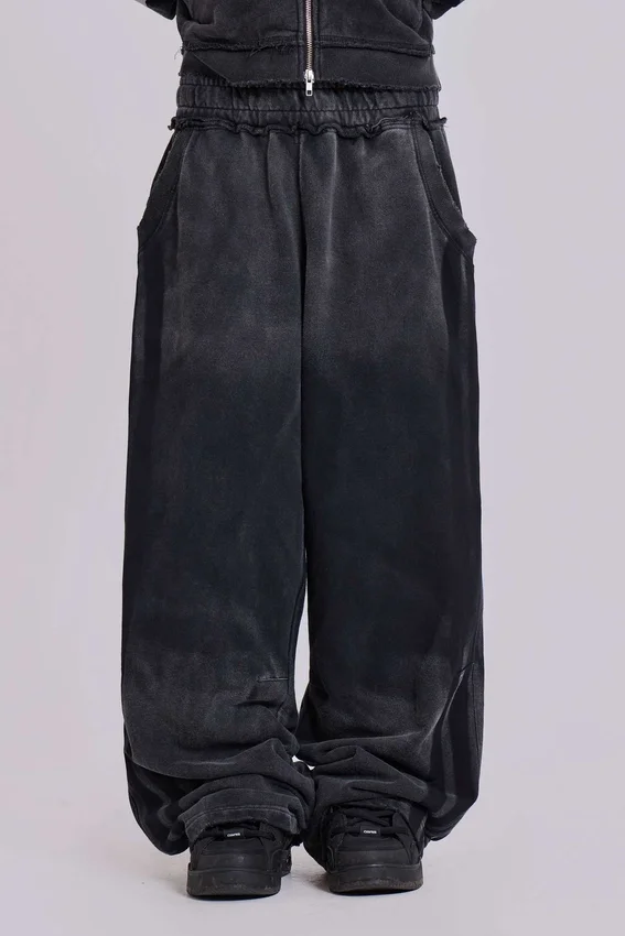 Grijze sportieve, baggy Monster Joggers