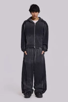 Grijze sportieve, baggy Monster Joggers