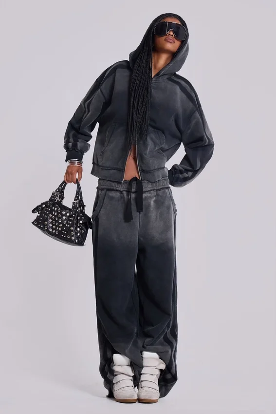 Grijze sportieve, baggy Monster Joggers
